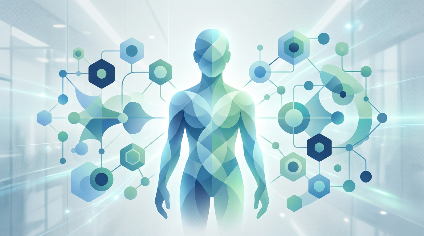 stilisierte Darstellung Betriebliches Gesundheitsmanagement